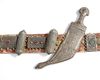 A SILVER DAGGER WITH BELT, YEMEN, 19TH CENTURY