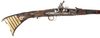 A MAROCCAN MIQUELET LOCK LONG GUN, 19TH CENTURY
