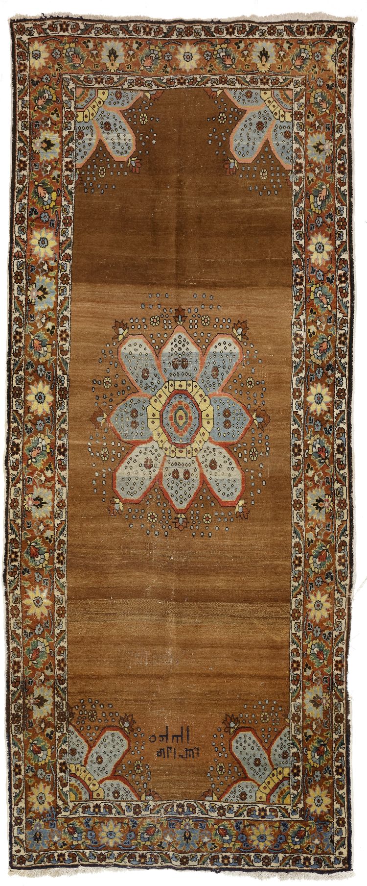 A PERSIAN CAMEL BIDJAR CARPET