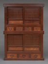 A JAPANESE WIDE MIZUYA KITCHEN CABINET, MEIJI PERIOD (1868-1912)