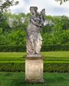 A SCULPTED LIMESTONE MODEL OF HESTIA, GODDESS OF FIRE (HEARTH), HOUSEHOLD, FAMILY AND GARDEN, SISTER OF ZEUS, 20TH CENTURY