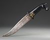 A MUGHAL JADE HILTED DAGGER, 19TH-20TH CENTURY