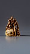 A JAPANESE NETSUKE CARVING