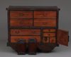 A JAPANESE KURUMA’DANSU 車箪笥 (WHEELED STORAGE CHEST, SECOND HALF 19TH CENTURY