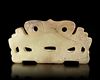 A JADE PENDANT NEOLITHIC CHINA, LIANGZHU CULTURE (c. 3300–2300 BC)
