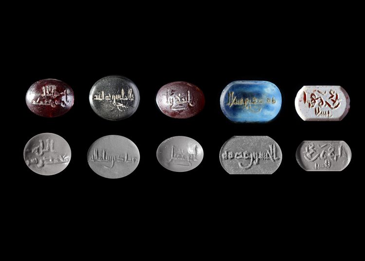 FIVE EARLY ISLAMIC INTAGLIOS, 8TH-10TH CENTURY