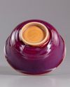 A CHINESE PURPLE GLAZED BOWL, 20TH CENTURY