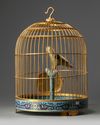 A CHINESE CLOISONNÉ ENAMEL BIRD CAGE,QING DYNASTY (1644-1911)