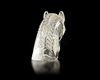 AN INDIAN ROCK CRYSTAL HORSE-HEAD CARVING, 18TH CENTURY