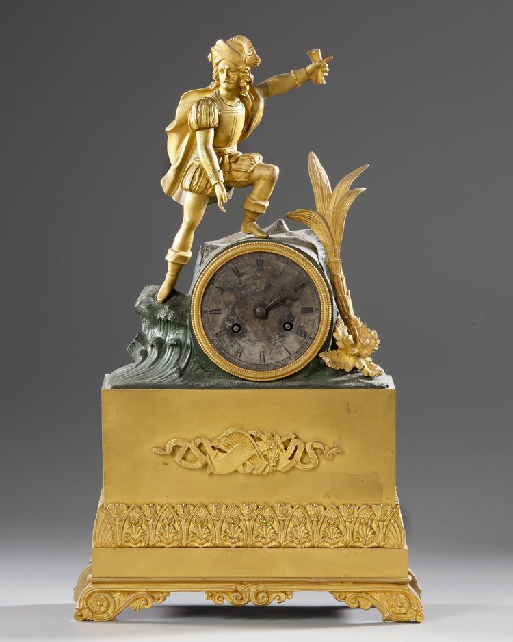 A FRENCH CLOCK, RESTORATION PERIOD (1815-1830)