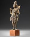 A  GILT BRONZE STATUE, NEPAL, 17TH-18TH CENTURY