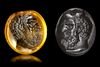 A ROMAN CITRINE INTAGLIO OF HERCULES, 1ST CENTURY BC-AD
