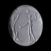TWO ROMAN INTAGLIOS AND A LATER CAST GLASS IMPRESSION, 2ND CENTURY AD AND 19TH CENTURY AD