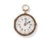 A SMALL SNEK SPILLEGANG POCKETWATCH, EARLY 18TH CENTURY