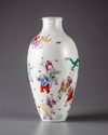 A Chinese famille rose vase