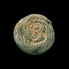 AN EARLY ISLAMIC GLASS WEIGHT OF DOUBLE DIRHAM, 10TH-11TH CENTURY