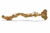 A CHINESE GILT BRONZE SCEPTRE WITH JADE INLAY, 20TH CENTURY