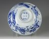 A Chinese blue and white 'ladies and boys' bowl