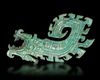 A BRONZE DRAGON WITH TURQUOISE INLAY, CHINA, SHANG DYNASTY