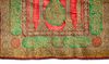 AN OTTOMAN METAL THREAD EMBROIDERED HANGING SITARA FROM MASJID  AL NABAWI AT MEDINA, TURKEY, DATED 1130 AH/1717 AD