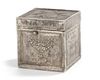 A LATE ROMAN SILVER BOX WITH JUDAIC SUBJECTS, 4TH CENTURY AD