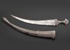 A LARGE SILVER YEMENI DAGGER (JANBIYA)  EARLY 20TH CENTURY