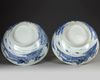 A PAIR OF LARGE CHINESE BLUE AND WHITE BOWLS, 18TH CENTURY