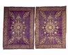 TWO OTTOMAN  SILVER AND GOLD  EMBROIDERED VELVET PANELS,TURKEY, 18TH-19TH CENTURY