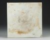 A CHINESE UNDERGLAZE COPPER RED AND BLUE TILE, QING DYNASTY (1644-1911)