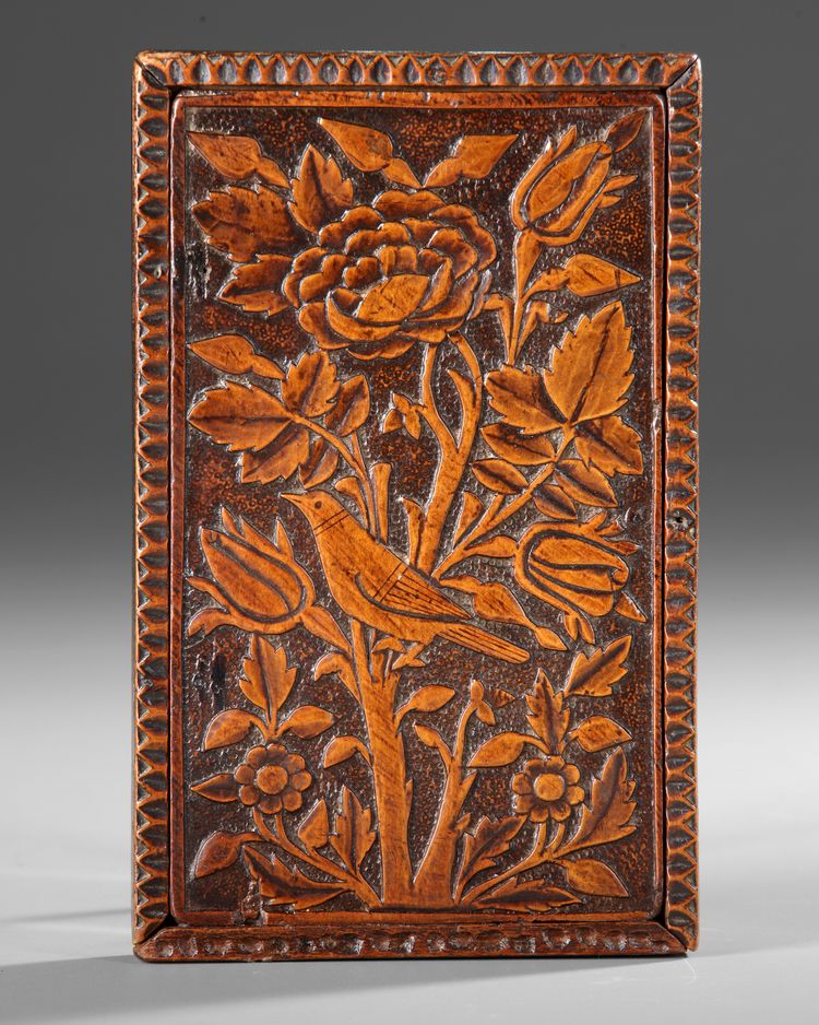 QAJAR MIRROR CASE, PERSIA, 19TH CENTURY