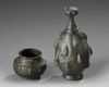 THREE BRONZE SELJUK VESSELS, PERSIA, 12TH-14TH CENTURY