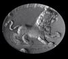A HELLENISTIC SCARABOID WITH A LION, 3RD CENTURY BC