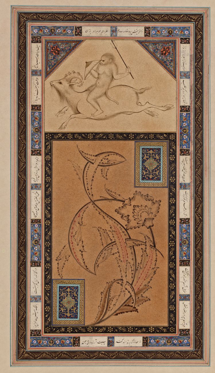 AN INDO-PERSIAN MINIATURE, 19TH CENTURY