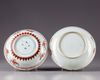 Two  Chinese famille verte dishes