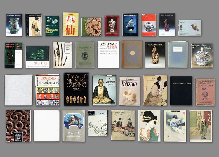 A COLLECTION OF THIRTY FIVE  BOOKS AND CATALOGUES ON JAPANESE ART