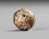 A LARGE SPHERICAL MOSAIC GLASS BEAD, ROMAN 1ST CENTURY AD