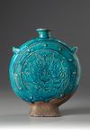 A Chinese earthenware Moonflask