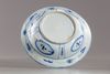 A Chinese blue and white 'grasshopper' 'Kraak porselein' bowl