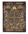 A THANGKA DEPICTING A BUDDHIST MANDALA, TIBET, 20TH CENTURY
