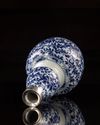 A Chinese blue and white  double gourd vase