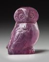 A GREEK/EASTERN MEDITERRANEAN AMETHYST OWL, CIRCA 4TH-3RD CENTURY B.C.