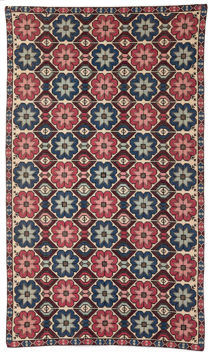 A PERSIAN QAJAR EMBROIDERED PANEL