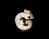 A YELLOWISH-GREEN JADE DRAGON, CHINA, SHANG DYNASTY