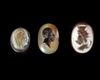 AN INTAGLIO OF SERAPIS, A CAMEO OF AN AFRICAN, A CAMEO OF A YOUTH OR WOMAN, 19TH CENTURY AND EARLIER