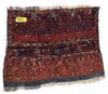 ANTIQUE BELUTSCH RUG WITH ANIMALS, 19TH CENTURY
