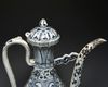 A CHINESE  BLUE AND WHITE EWER AND COVER