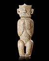 A LINGJIATAN JADE HUMAN FIGURE, CHINA, NEOLITHIC PERIOD  (c. 3300–2600 BC)