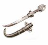 A MOROCCAN SILVER AND NIELLO DAGGER, 19TH CENTURY