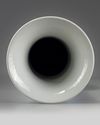 A Chinese blue and white phoenix tail vase