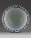 A LARGE JAPANESE 'FLORAL' BOWL, 19TH CENTURY